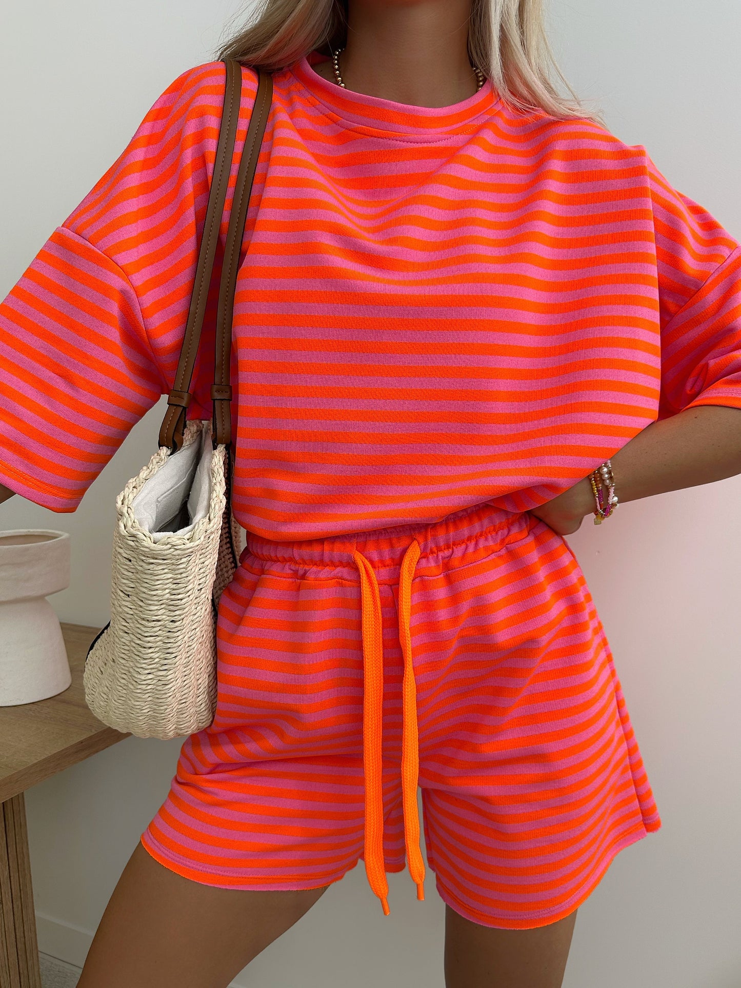 ELECTRA striped set - orange