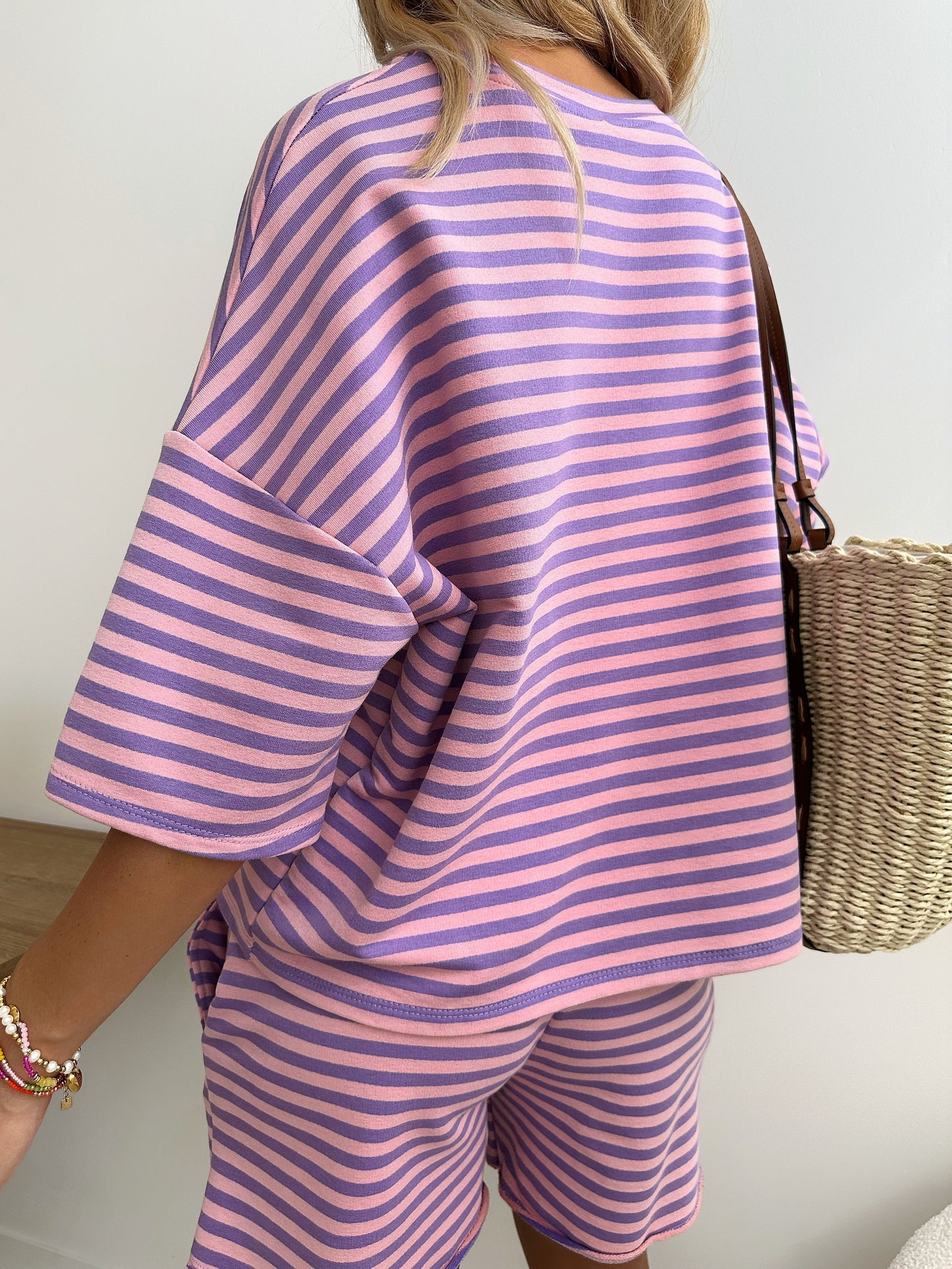 ELECTRA striped set - lilac