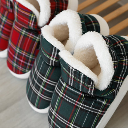 Chaussons Pluffi – Édition Plaid