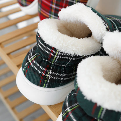 Pluffi Hausschuhe – Plaid Edition