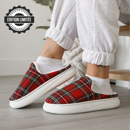 Chaussons Pluffi – Édition Plaid