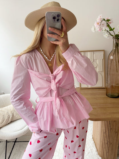 AMITI heart striped pants